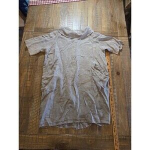 100% Lino Linen-lin Art With Mother Of Pearl Buttons Dress Made In Italy